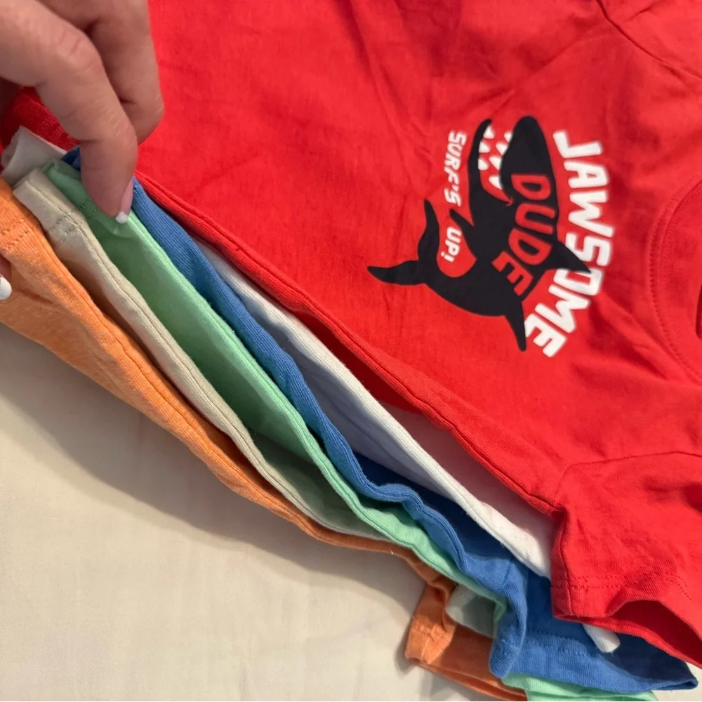 12M Boy summer bundle with T-shirts and shorts sets - Picture 8 of 10